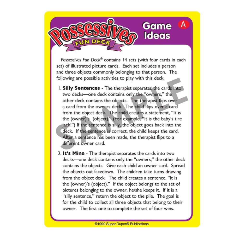 Possessives Fun Deck®