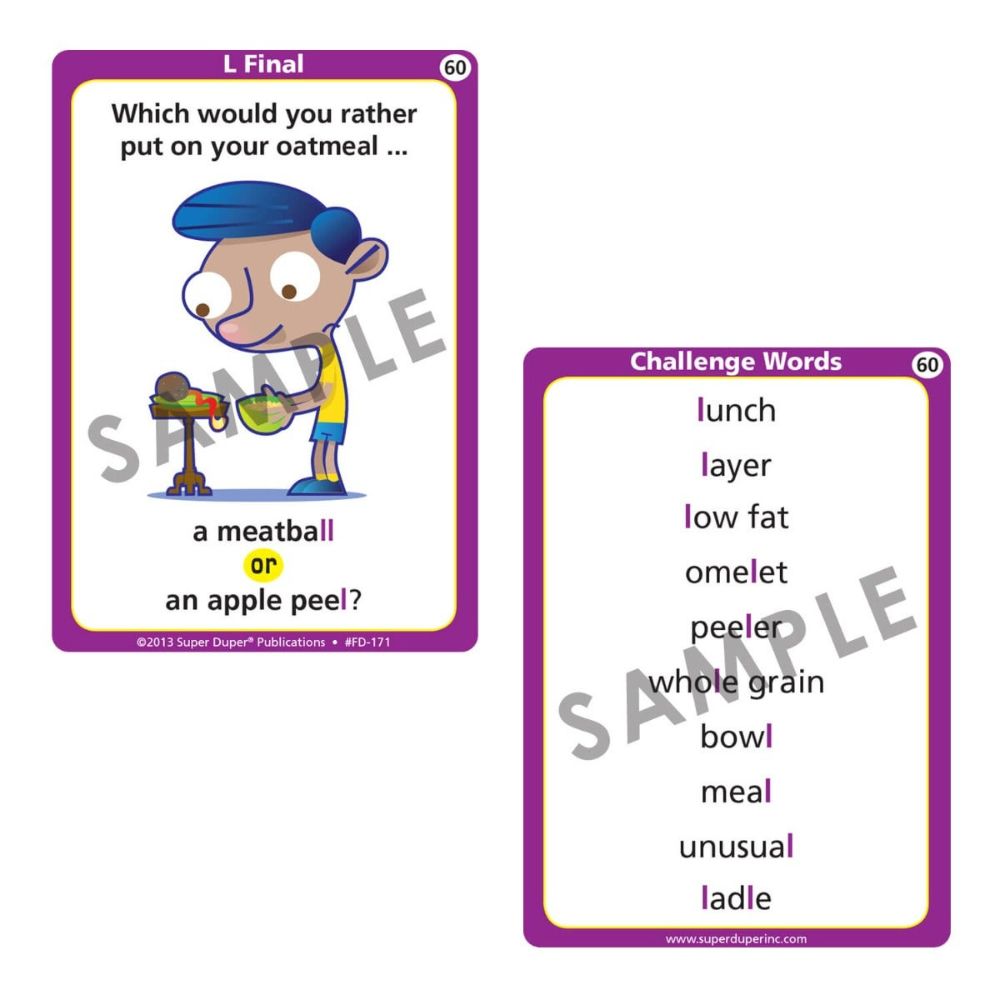 Carryover Questions for R, S, L Fun Deck®