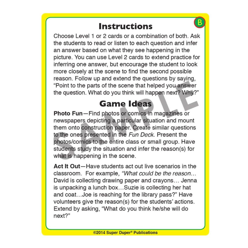 What Could Be The Reason...? Fun Deck®