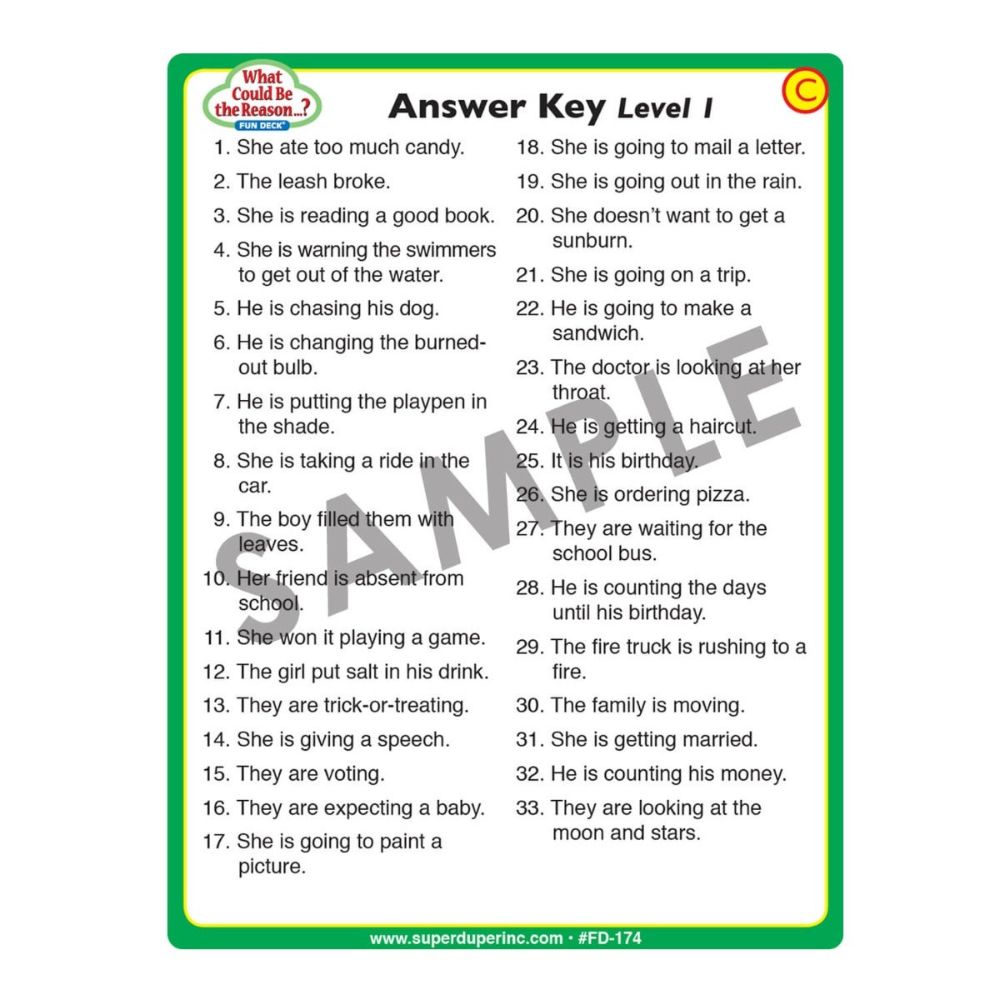 What Could Be The Reason...? Fun Deck®