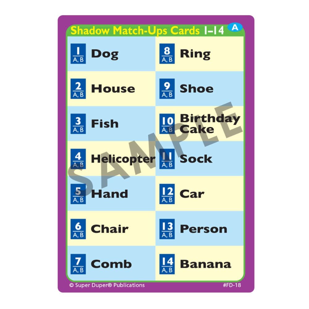 Shadow Match-Ups Fun Deck®