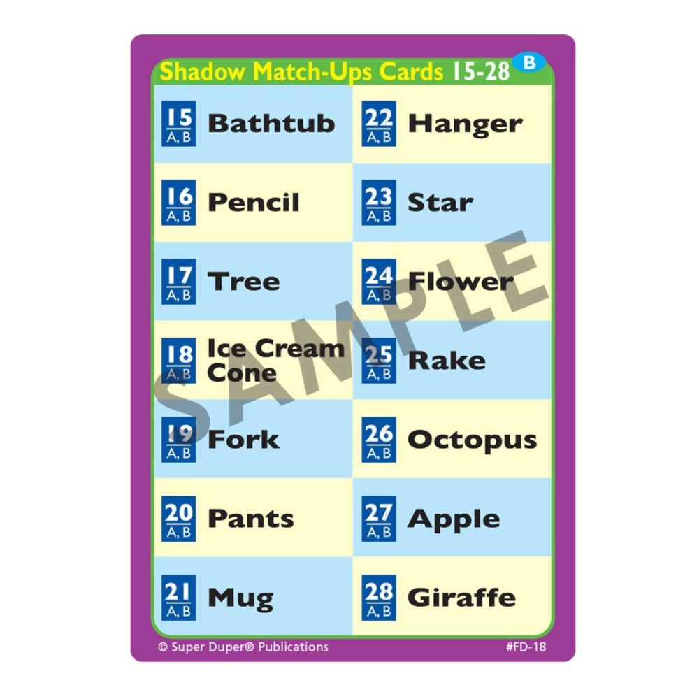 Shadow Match-Ups Fun Deck®