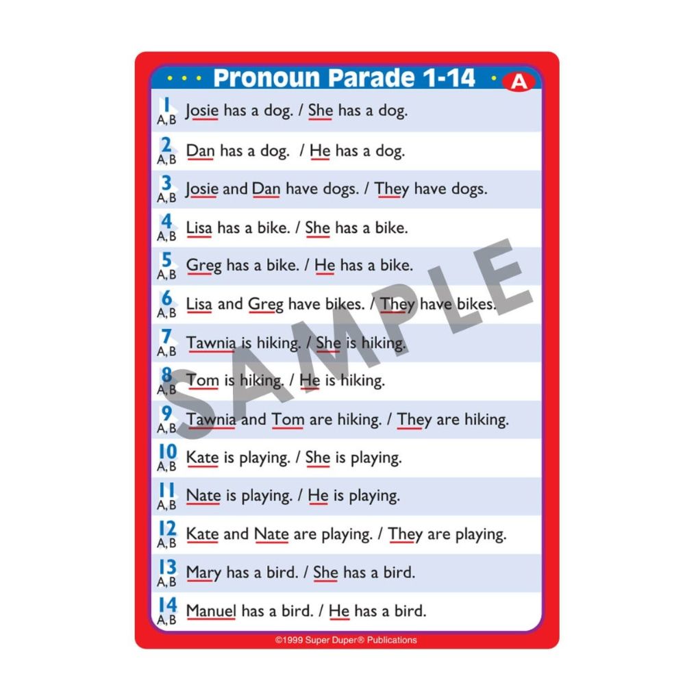 Pronoun Parade Fun Deck®