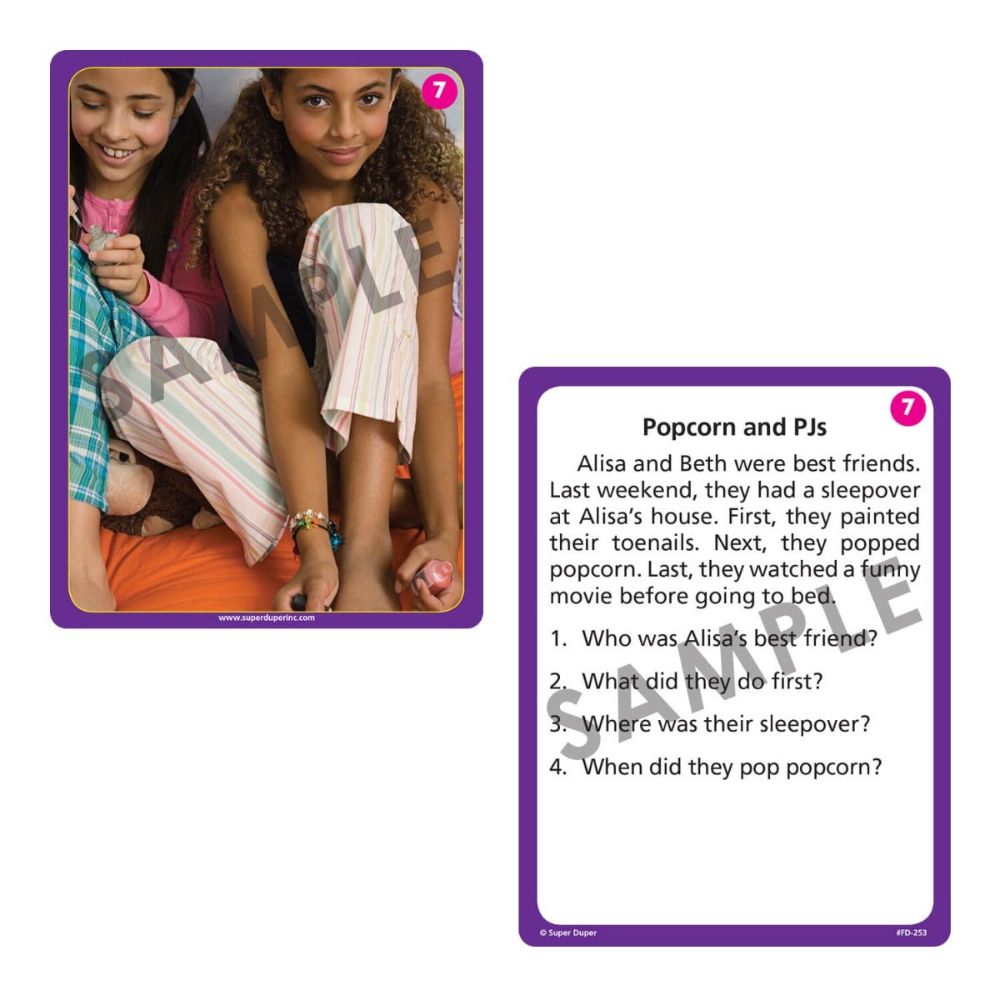 Photo Auditory Memory for Short Stories Fun Deck®