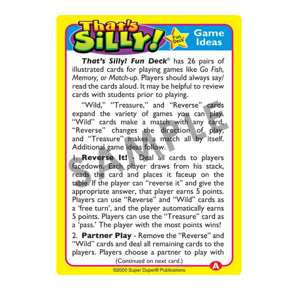 That's Silly! Fun Deck®