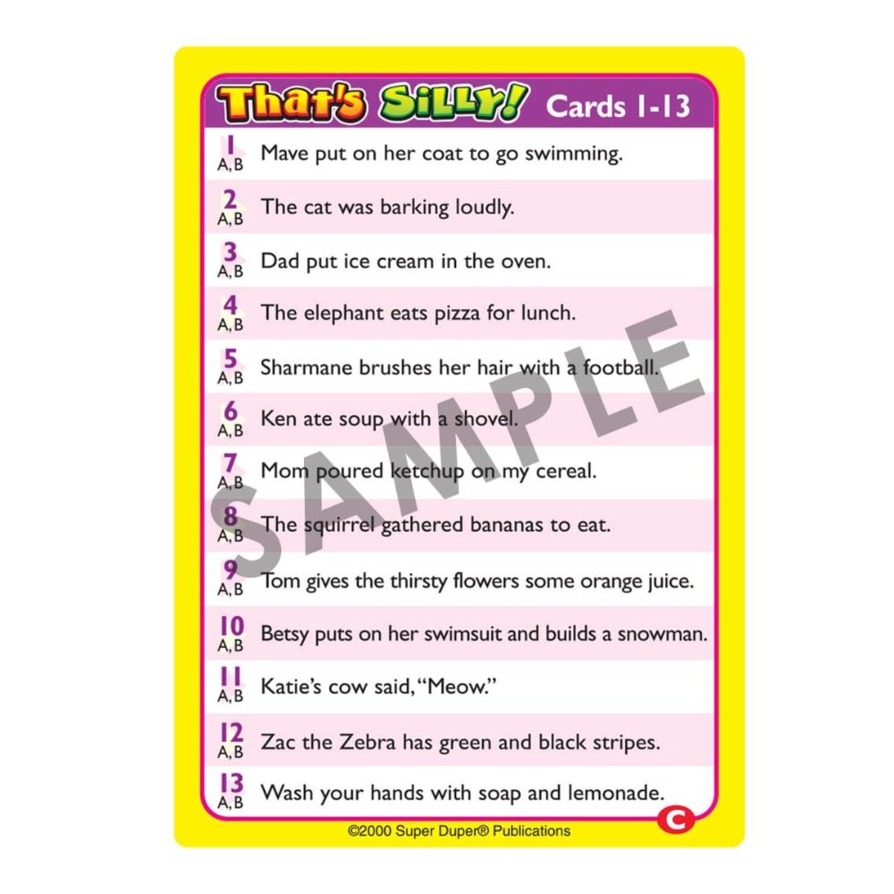That's Silly! Fun Deck®