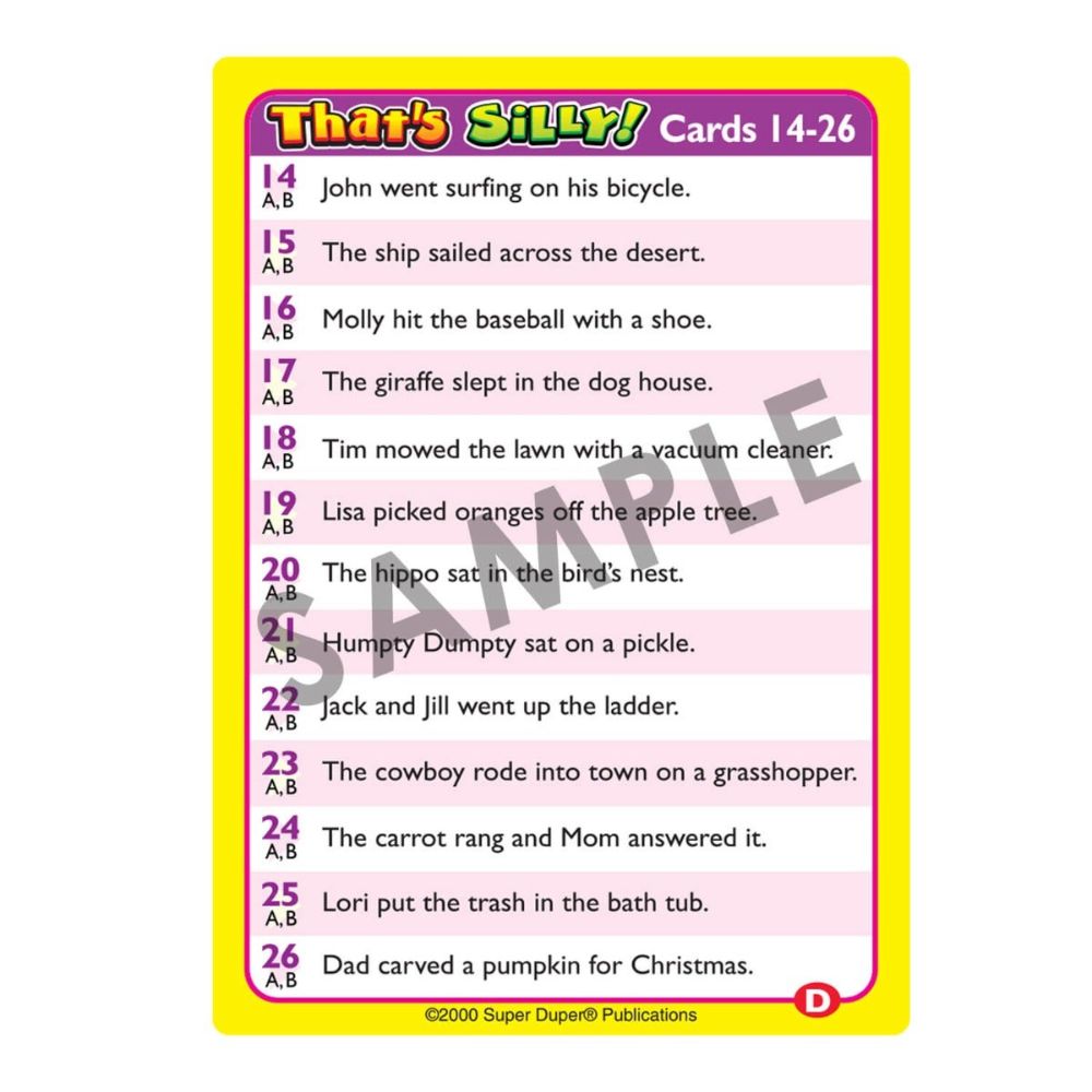 That's Silly! Fun Deck®