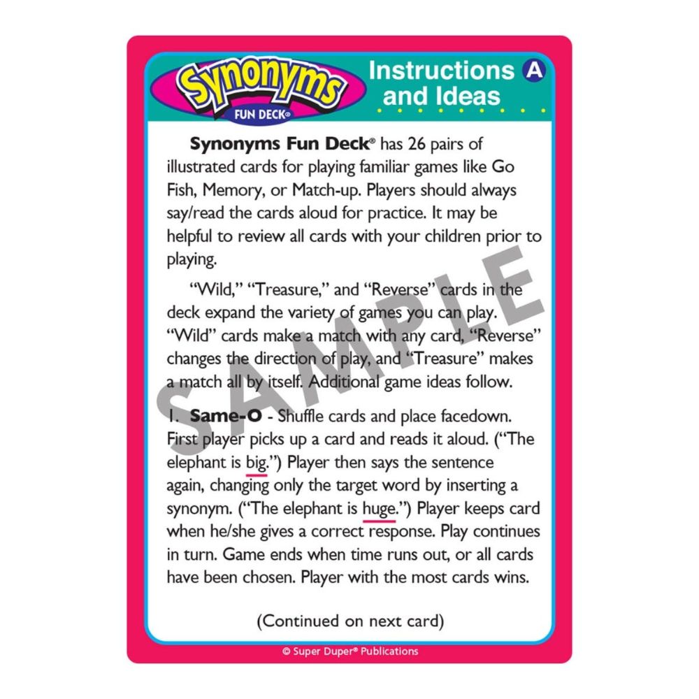 Synonyms Fun Deck®