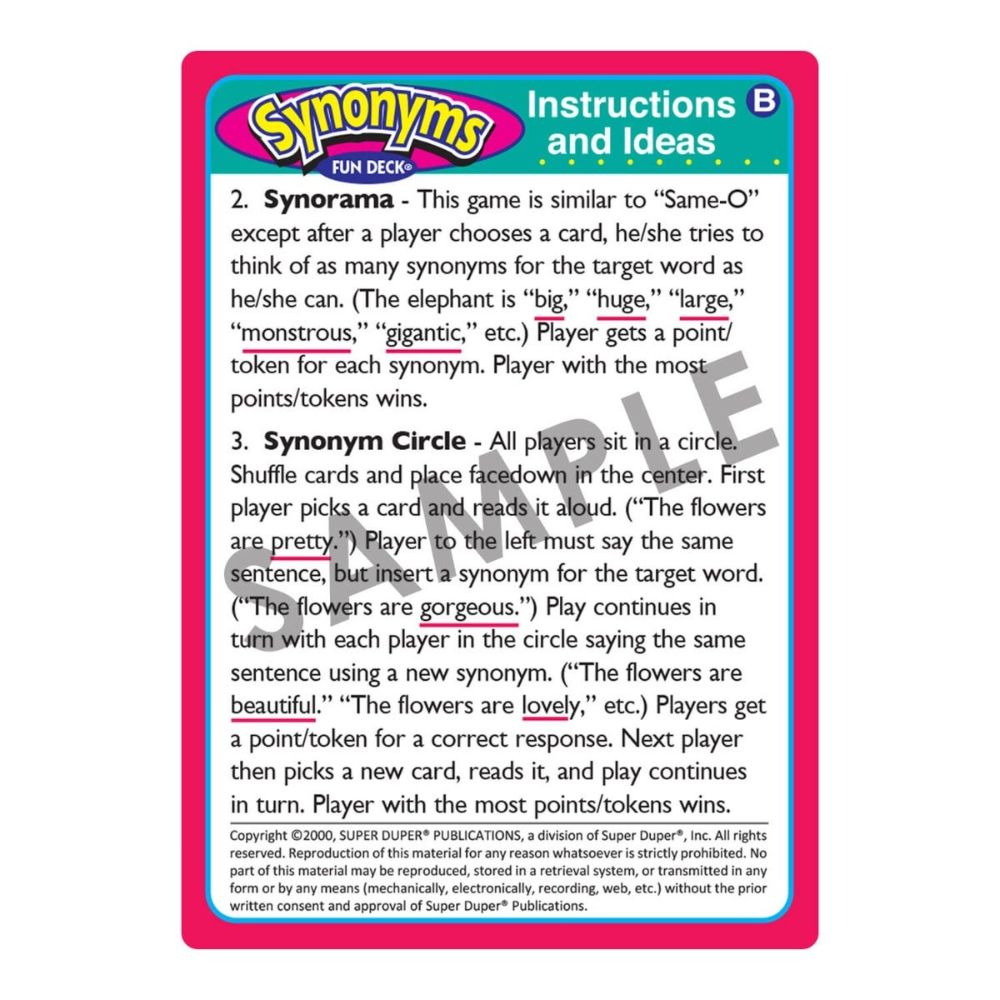 Synonyms Fun Deck®