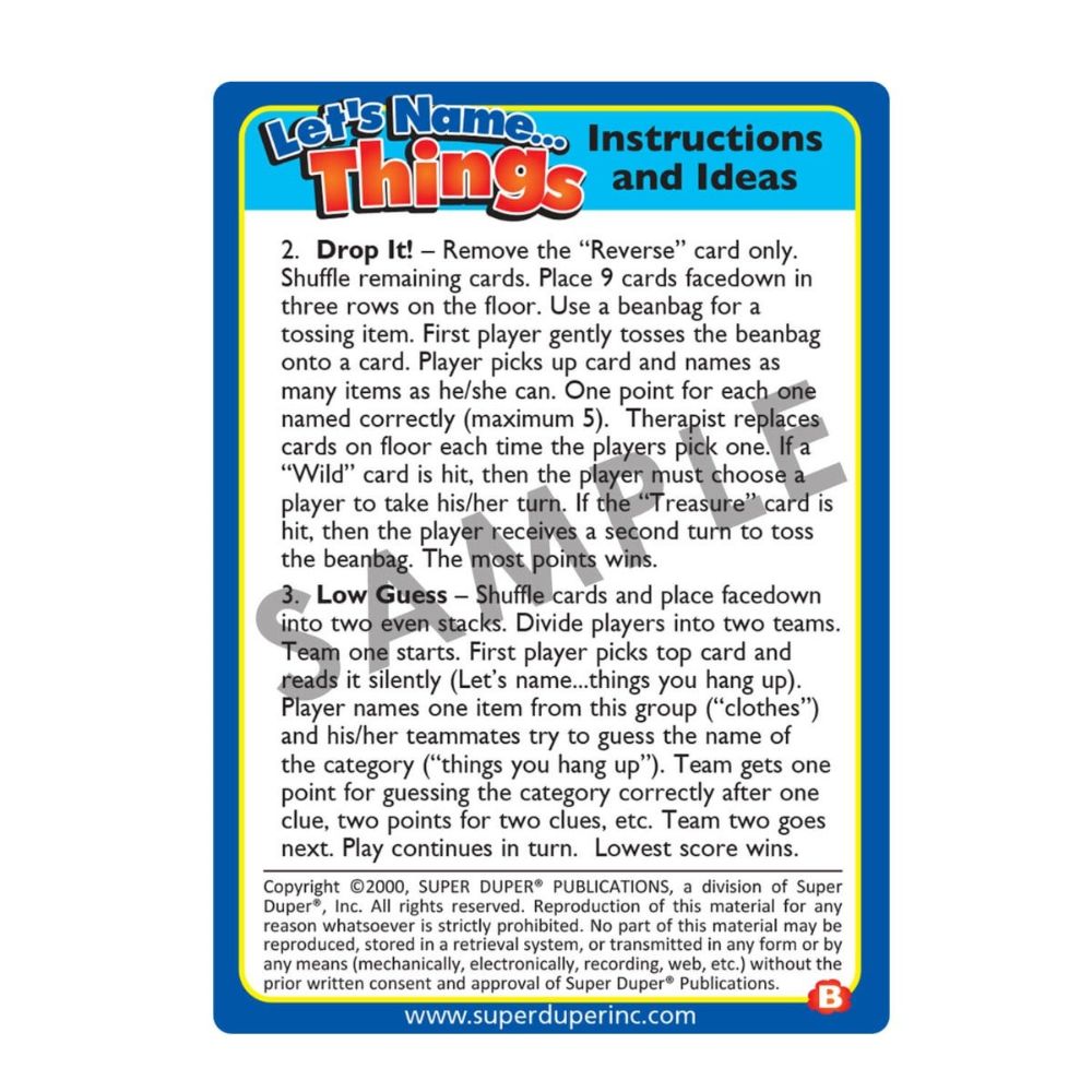 Let's Name... Things Fun Deck®