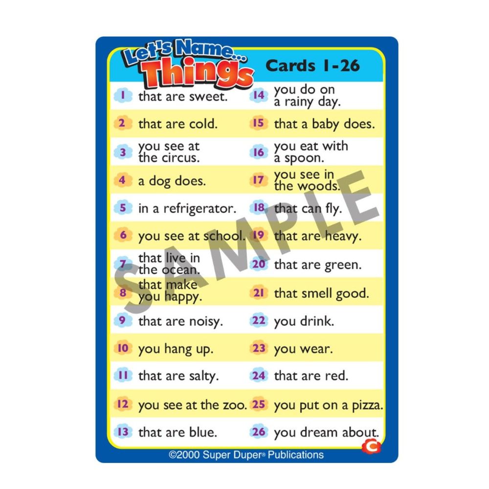 Let's Name... Things Fun Deck®