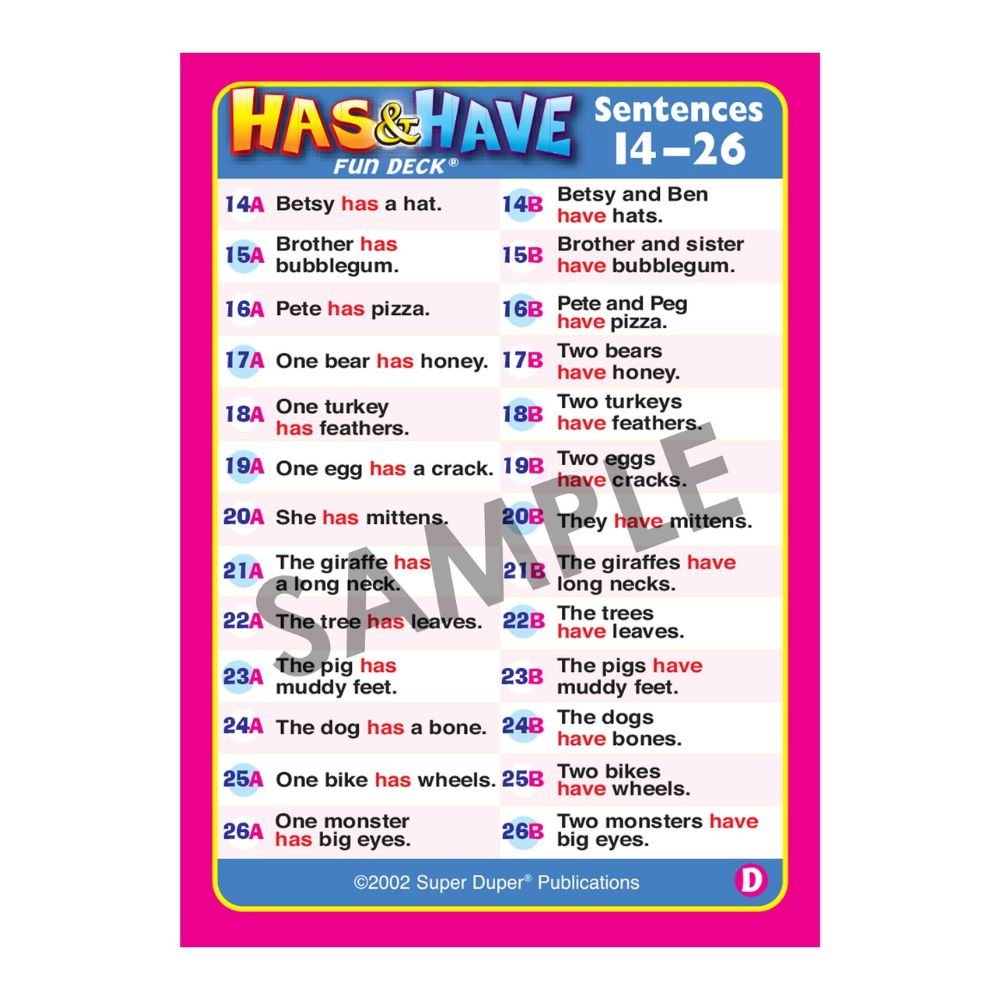 Has & Have Fun Deck®