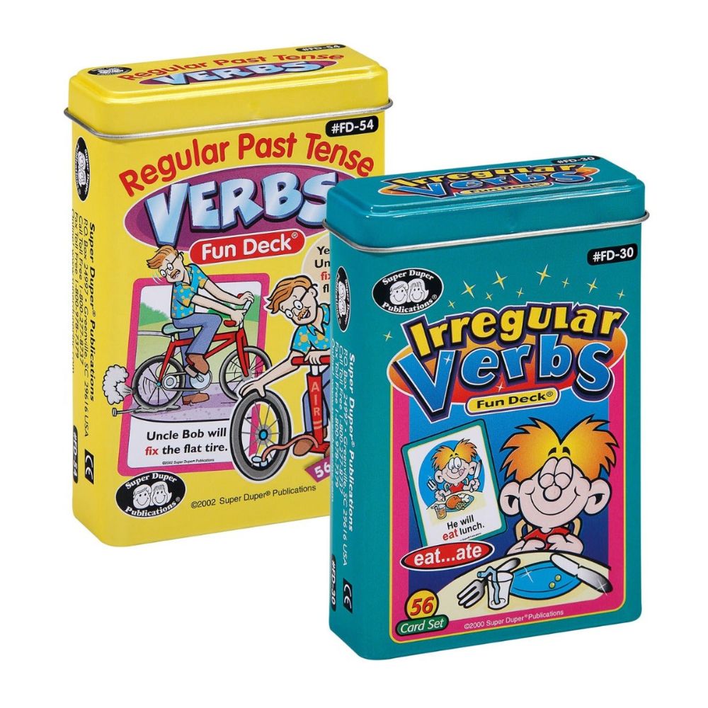 Fun Deck Verbs Combo (Regular Paste Tense Verbs and Irregular Verbs)