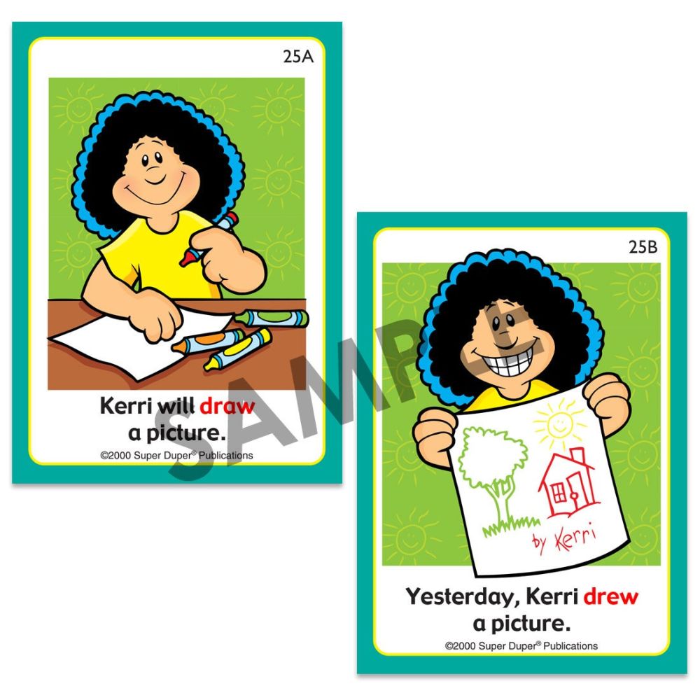 Fun Deck Verbs Combo (Regular Paste Tense Verbs and Irregular Verbs)