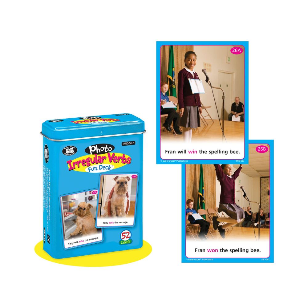 Photo Irregular Verbs Fun Deck®