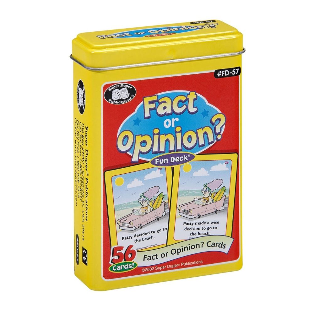 Fact Or Opinion? Fun Deck