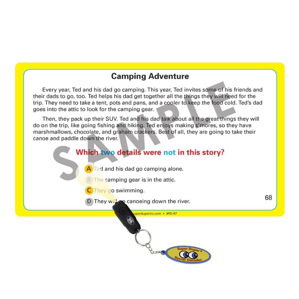 Reading For Details In Stories Fun Deck®