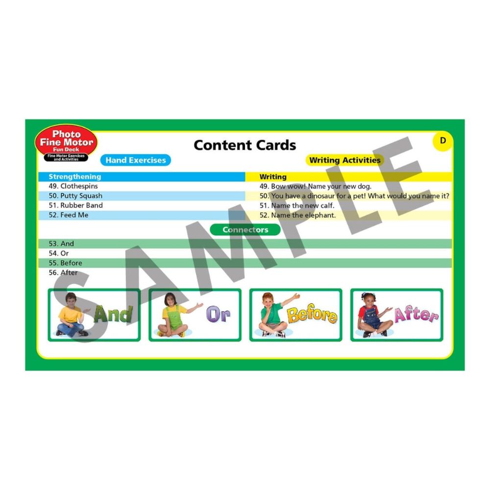 Photo Fine Motor Fun Deck®