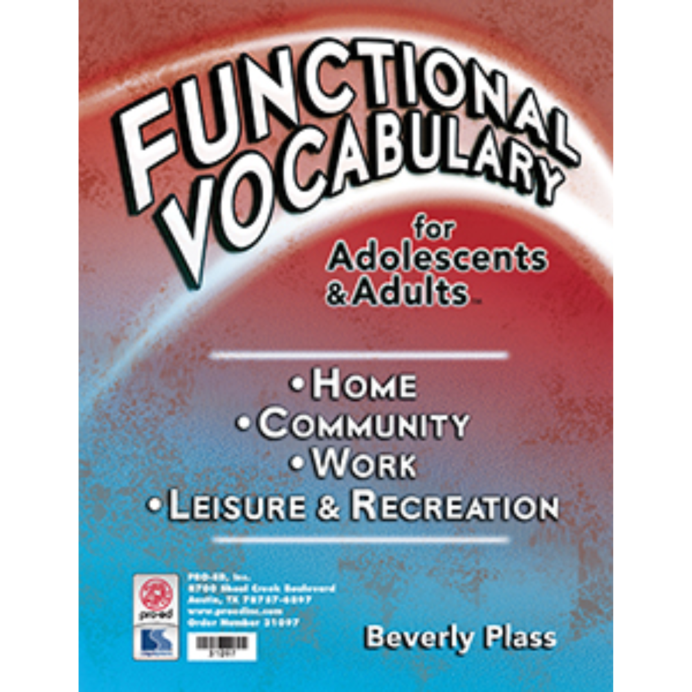 Functional Vocabulary for Adolescents & Adults