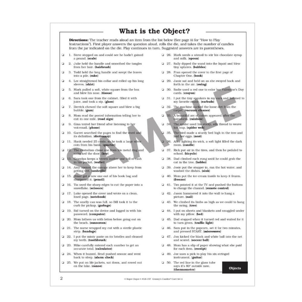 Granny's Candies® Inferences Set 4
