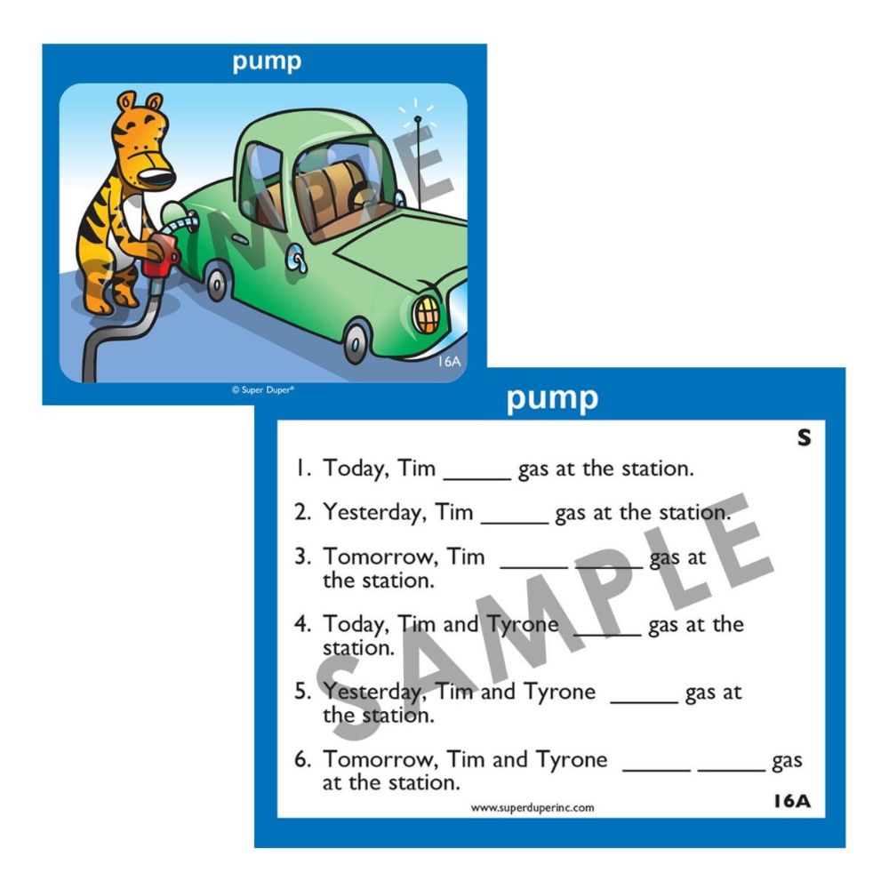 WHOOSH® Action Verb Game, Prompt Photo Card