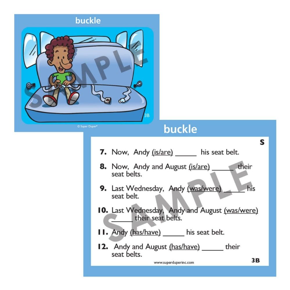 WHOOSH® Action Verb Game, Prompt Photo Card
