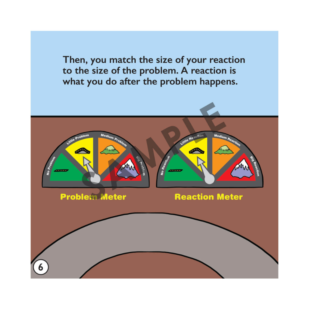 Social City® The Problem/Reaction Meter book sample page