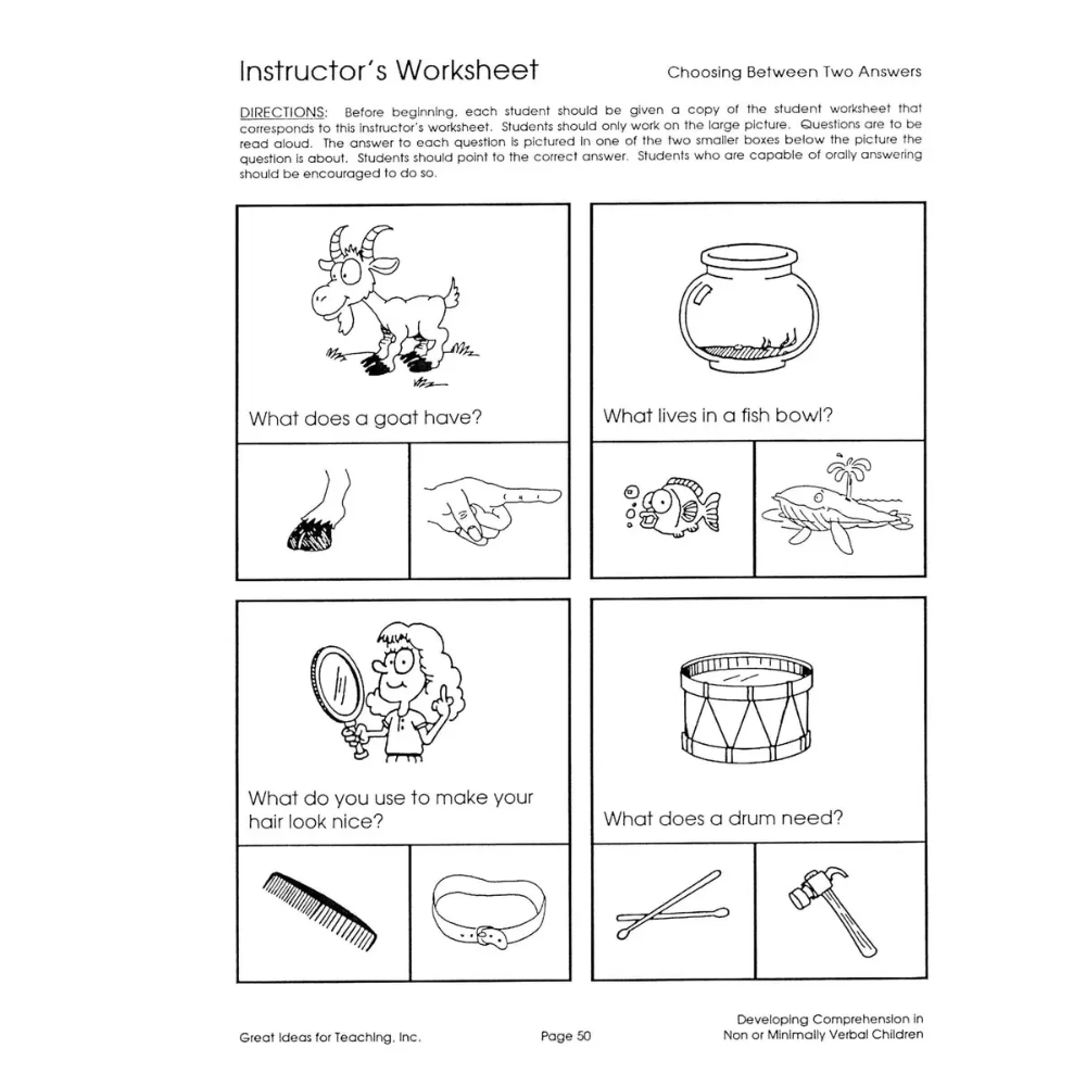 Educational worksheet for children with pictures and text prompts.