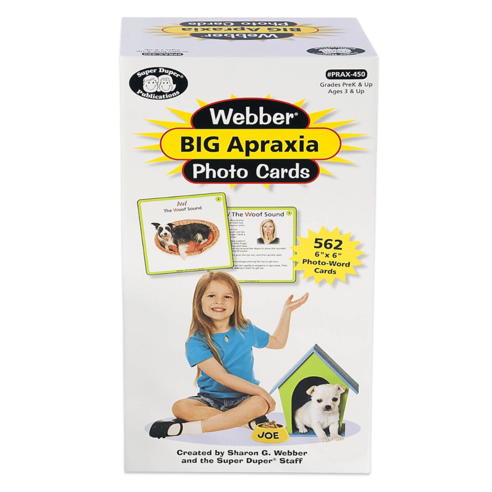 Webber® BIG Apraxia Photo Cards