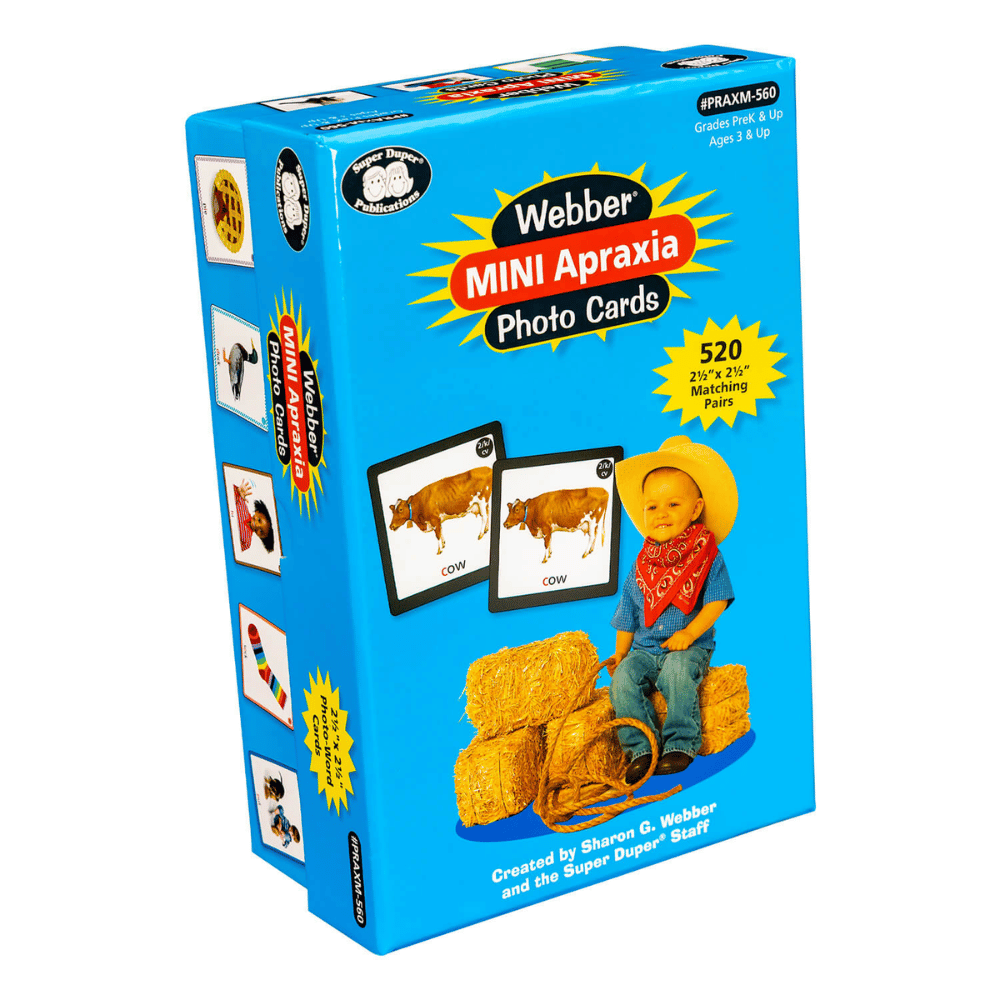 Webber® MINI Apraxia Photo Cards