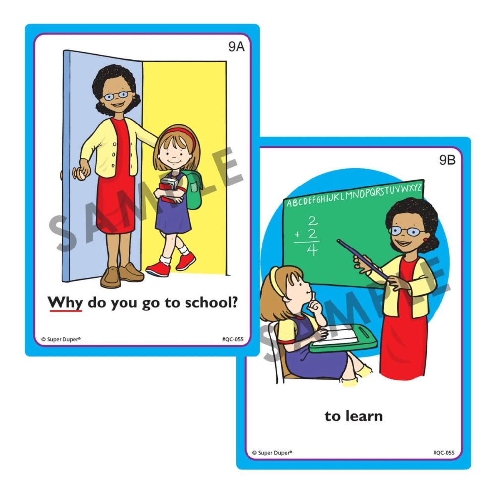 Ask And Answer® "WH" Question Cards