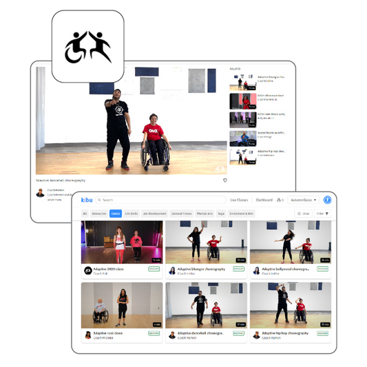 Kibu, on-demand health, wellness, and fitness classes for students with special needs and developmental disabilities