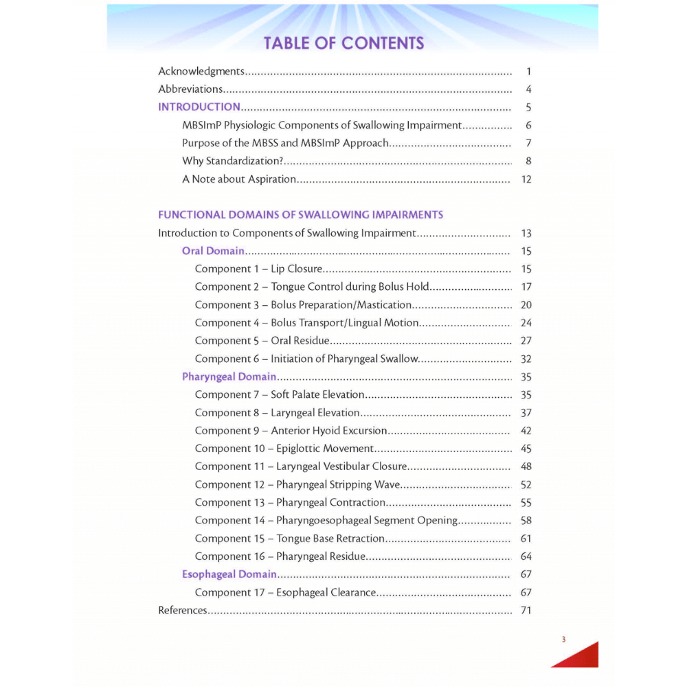 MBSImP: Modified Barium Swallow Impairment Profile Approach