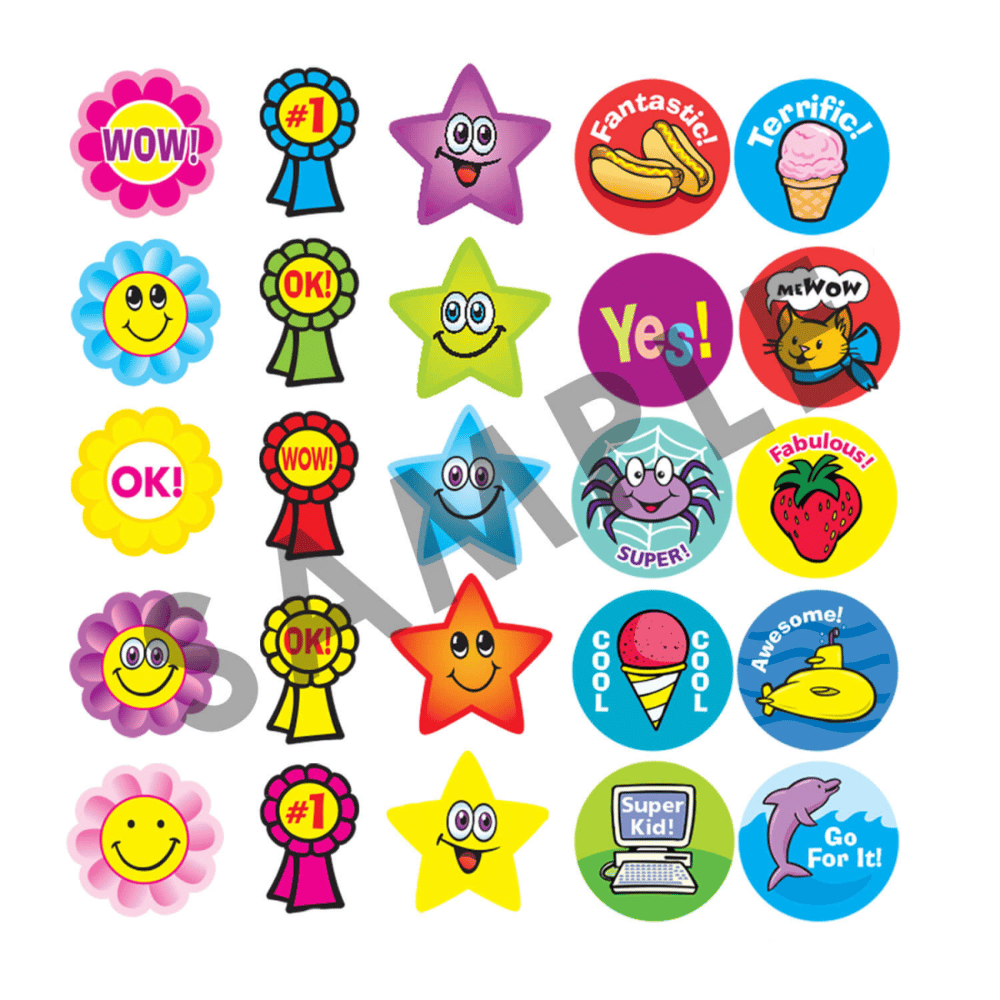 Super Duper's 1,870 Incentive Reward Stickers