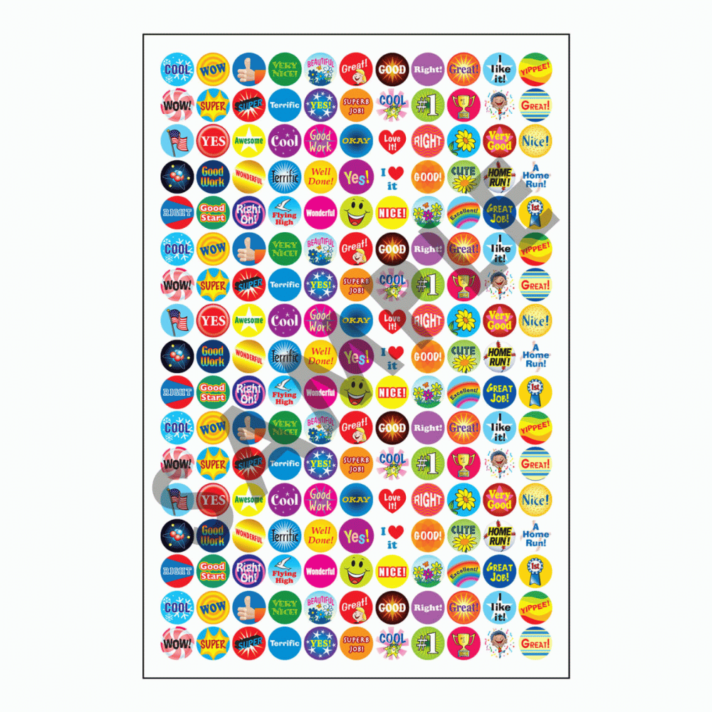 Super Duper's 1,870 Incentive Reward Stickers