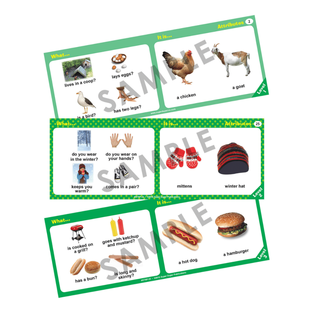 Inferencing Skill Strips® Sample Cards