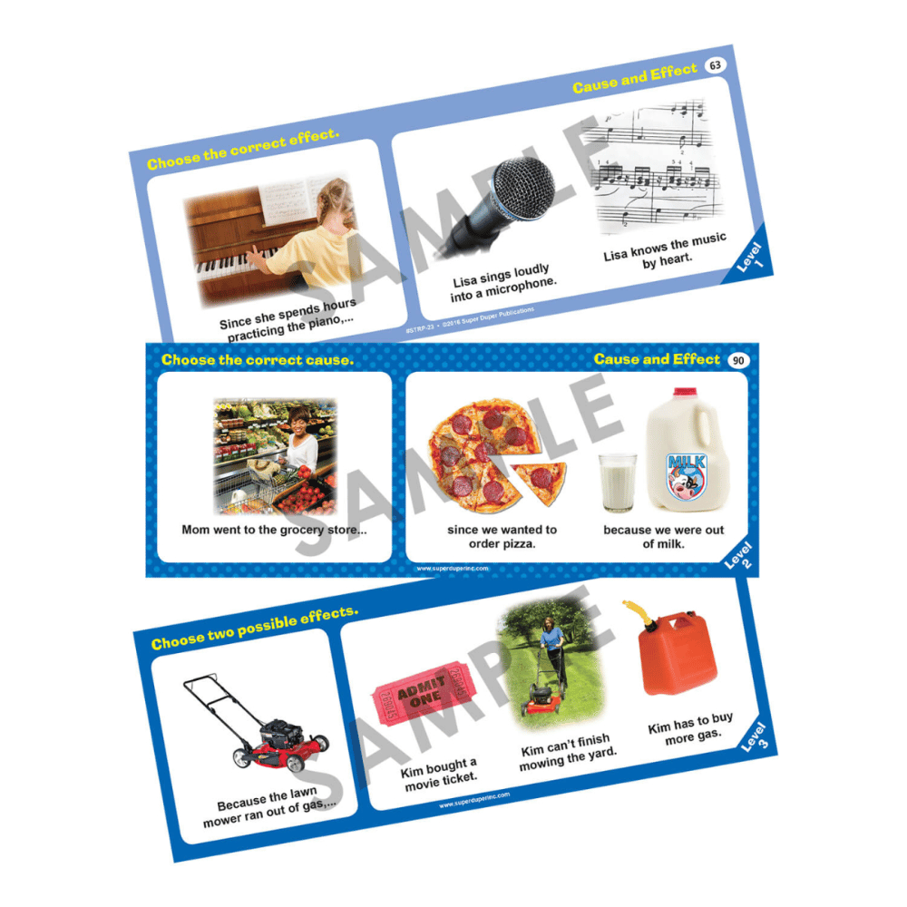Inferencing Skill Strips® Sample Cards