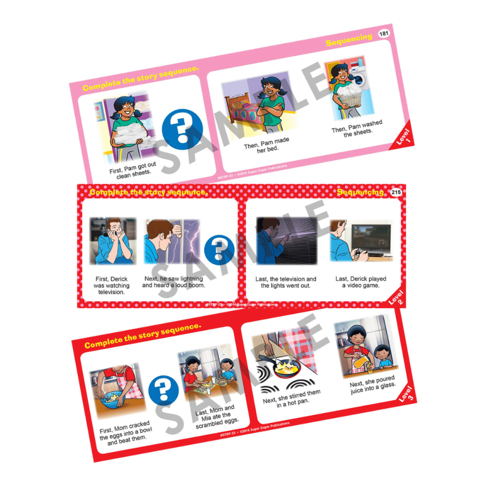 Inferencing Skill Strips® Sample Cards