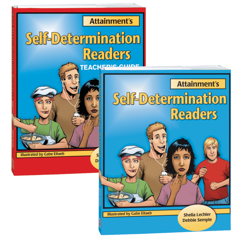 Self-Determination Readers Teacher's Guide and Student Book graphic novel covers