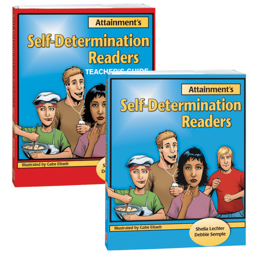Self-Determination Readers Teacher's Guide and Student Book graphic novel covers