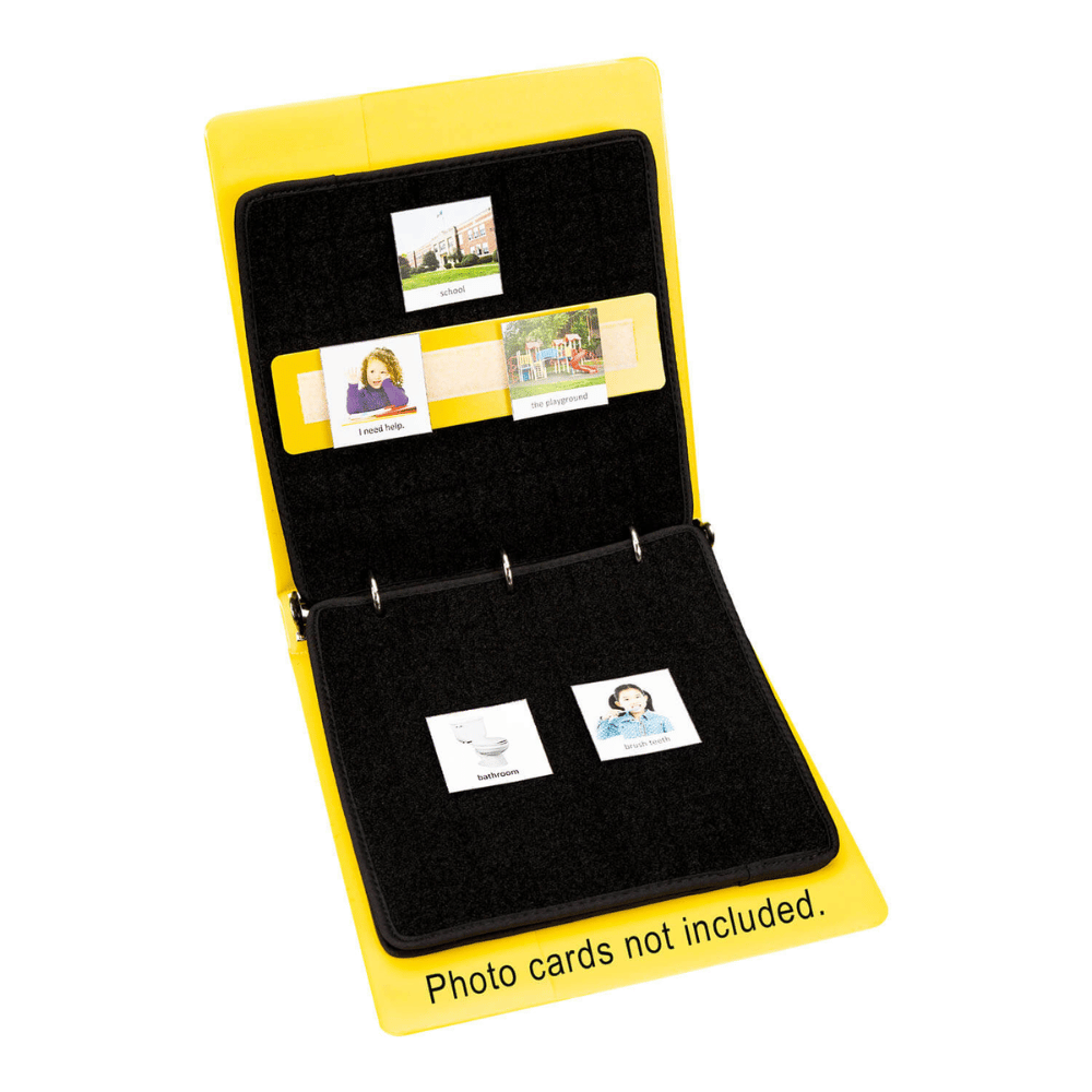 Webber® Large Communication Books inside with photo cards