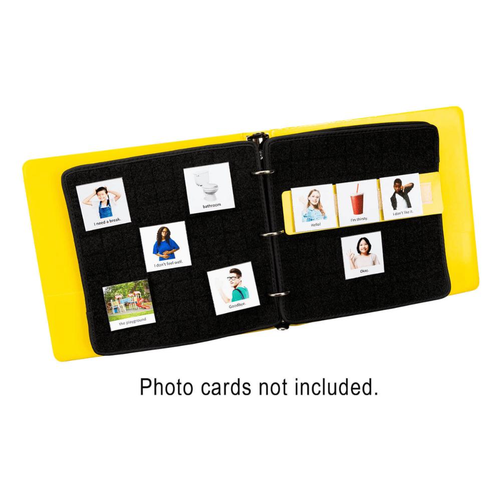 Webber® Large Communication Books inside with photo cards