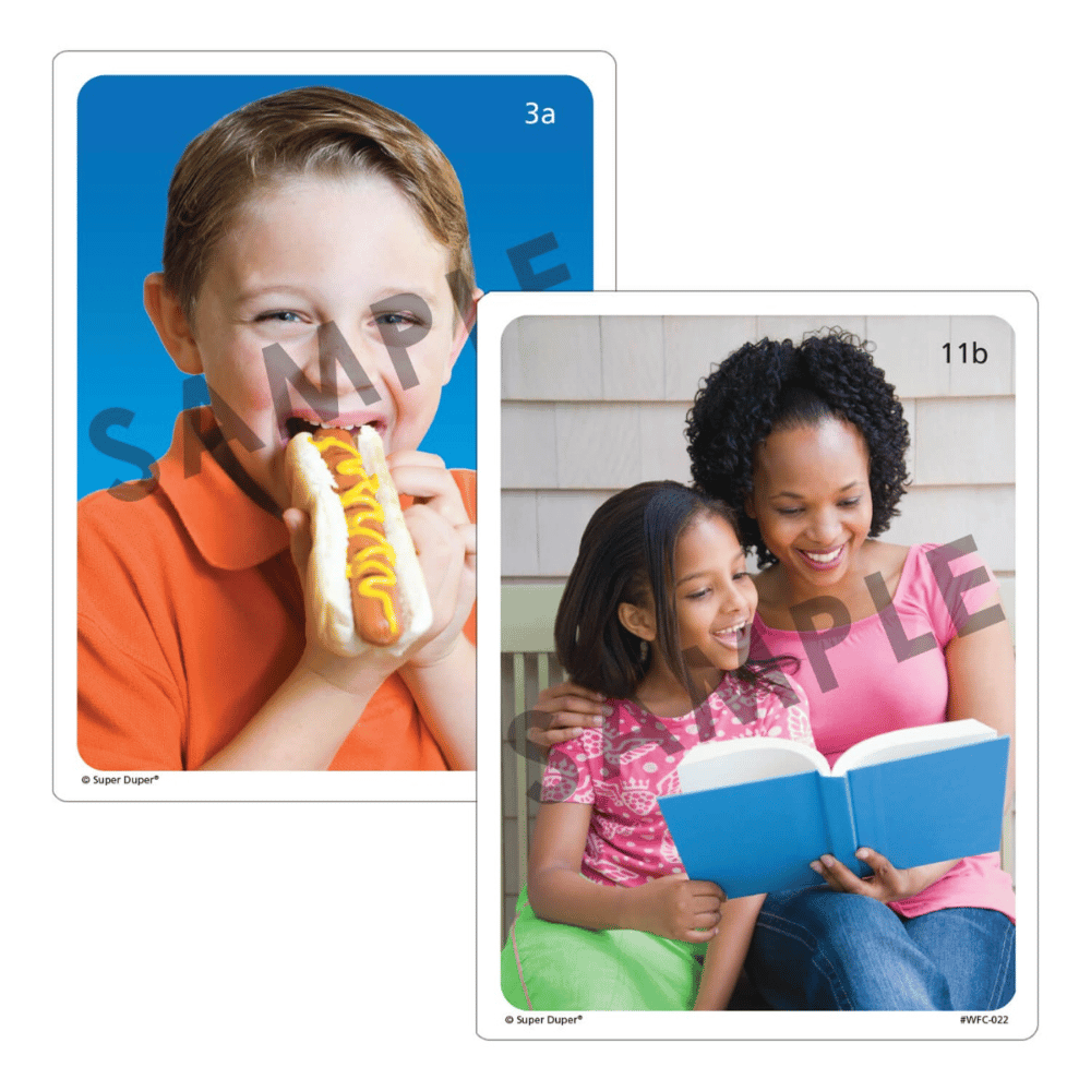 Webber® Photo Cards (Verbs) sample cards