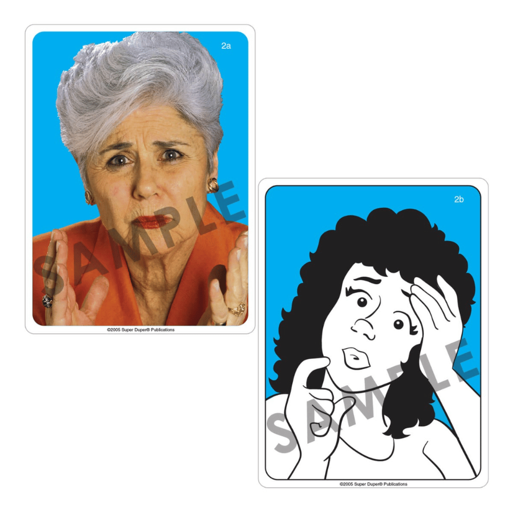 Webber® Photo Cards (Emotions) sample cards