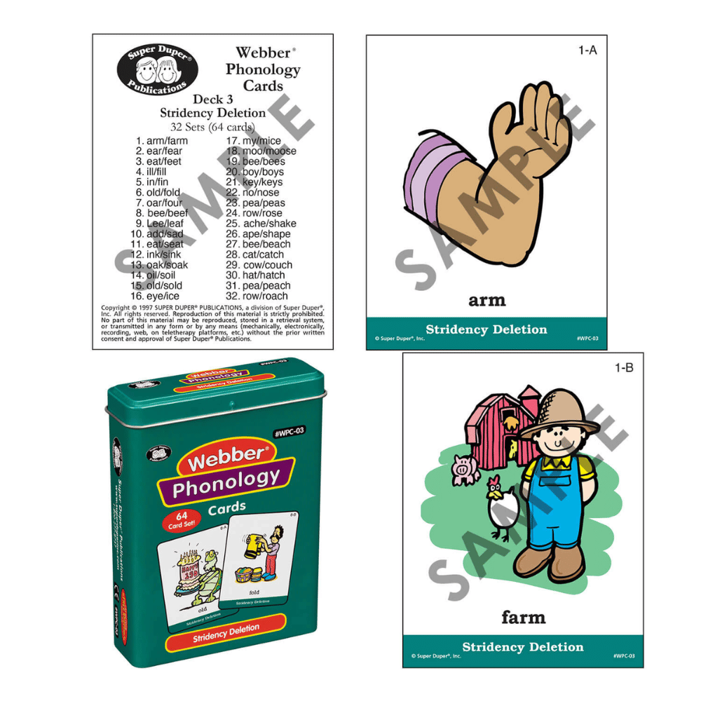 Webber® Phonology Cards