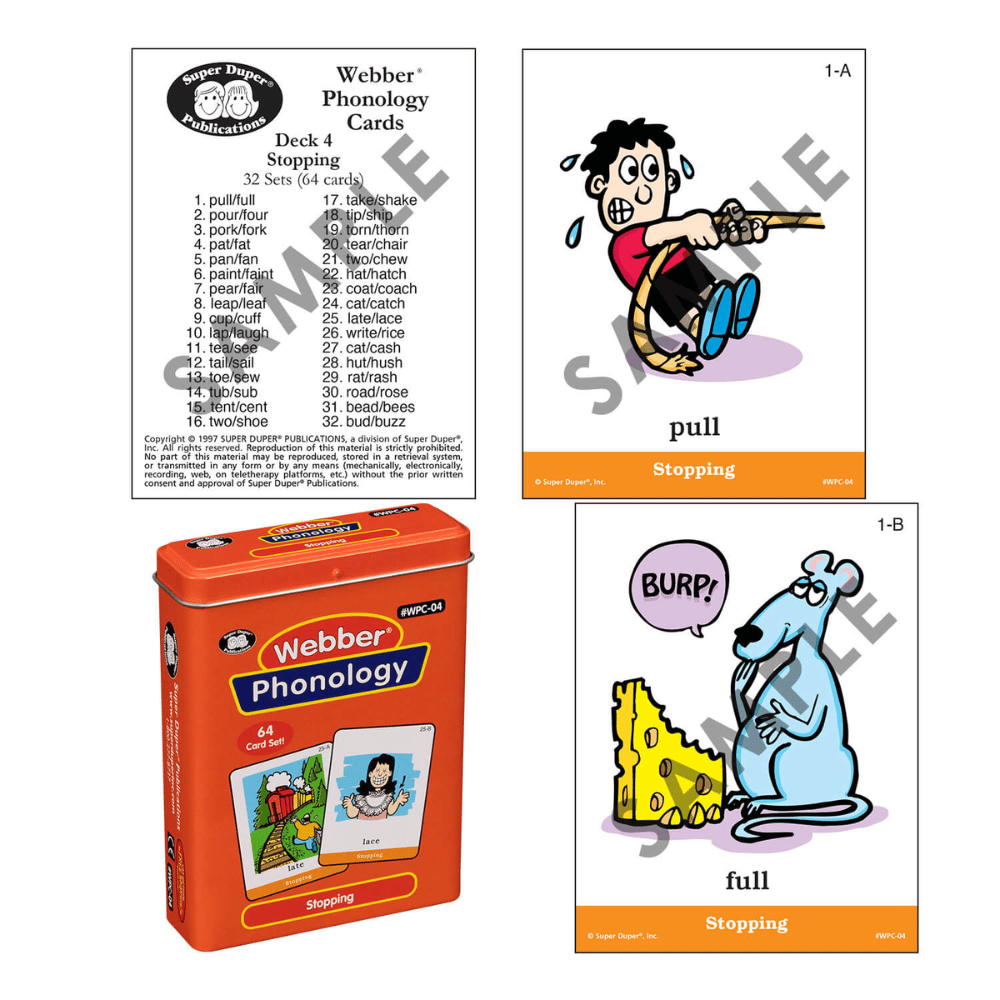 Webber® Phonology Cards