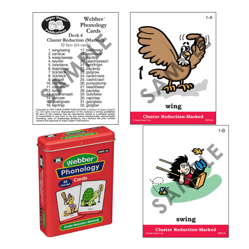 Webber® Phonology Cards