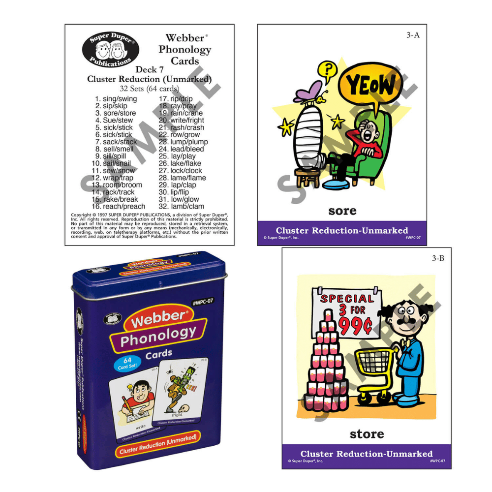 Webber® Phonology Cards