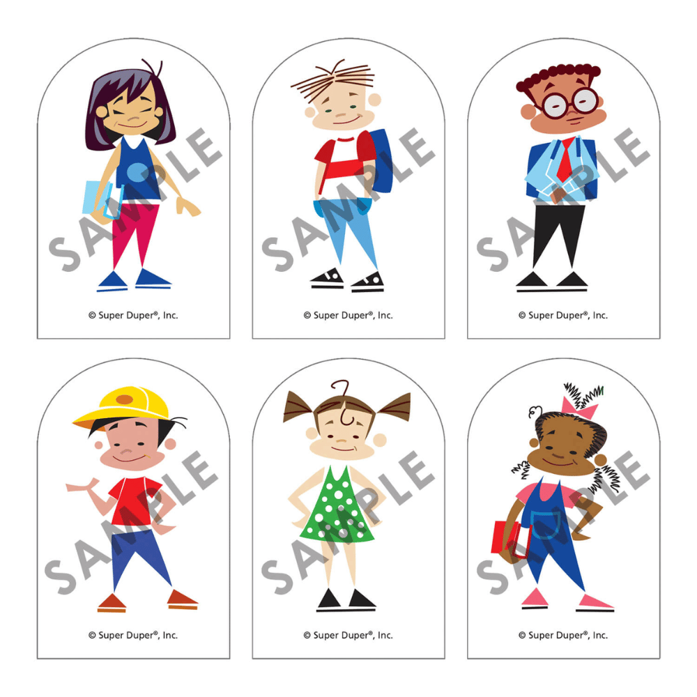 What Do You Say . . . What Do You Do . . . ® At School? board game characters