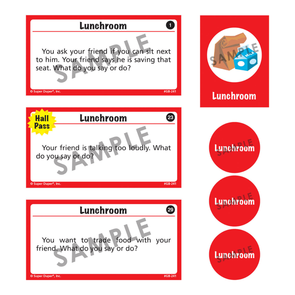 What Do You Say . . . What Do You Do . . . ® At School? "Lunchroom" scenario sample